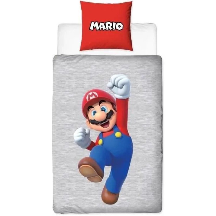 Dynebetr�k s�t Mario Bros 25 x 4 x 30 cm Multifarvet Seng 140 2 Dele #6