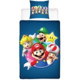 Dynebetr�k s�t Mario Bros 25 x 4 x 30 cm Bl� Seng 140 2 Dele #3