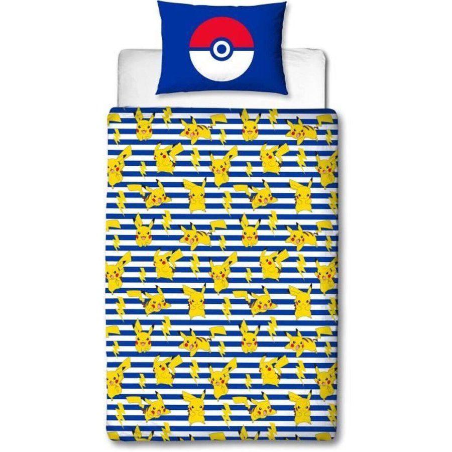 Dynebetr�k s�t Pok�mon 25 x 6 x 30 cm Multifarvet Seng 140 2 Dele #3