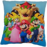 Pude Mario Bros 41 x 3 x 39 cm Multifarvet Polyester Brns #1