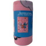 T�ppe Stitch 25 x 7 x 13 cm Bl� Pink dyr #2