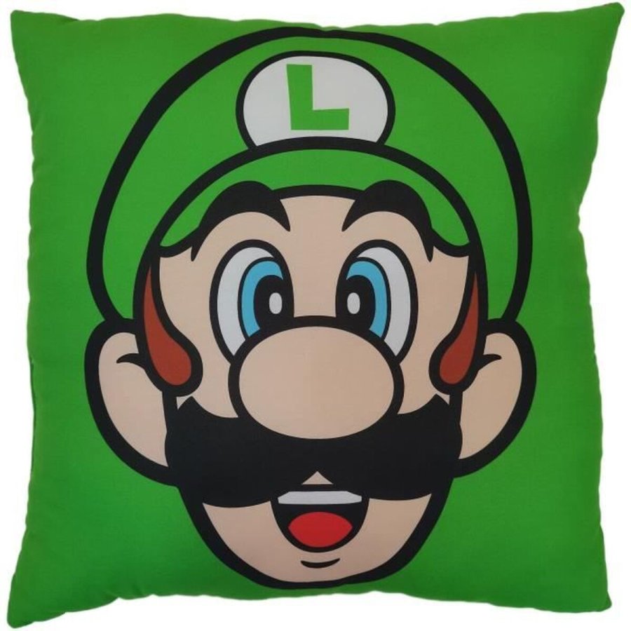 Pude Mario Bros 39 x 3 x 41 cm Multifarvet Polyester Udskrevet Brns #1