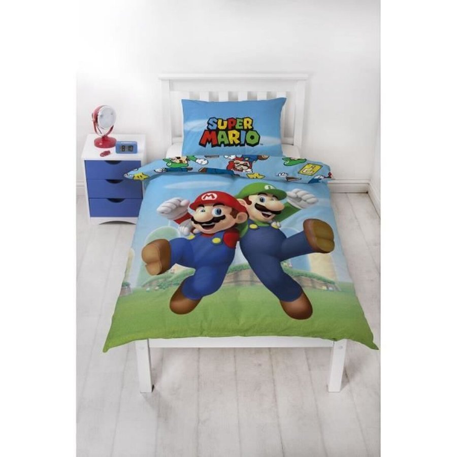 Dynebetr�k s�t Mario Bros Multifarvet Seng 140 2 Dele #3