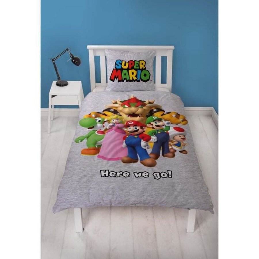 Dynebetr�k s�t Mario Bros Multifarvet Seng 140 2 Dele #4