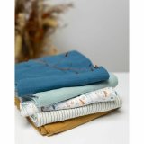 musselin Domiva Stripes 100 x 100 cm #2