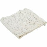 musselin Domiva Polka dots Hvid 100 x 100 cm #1