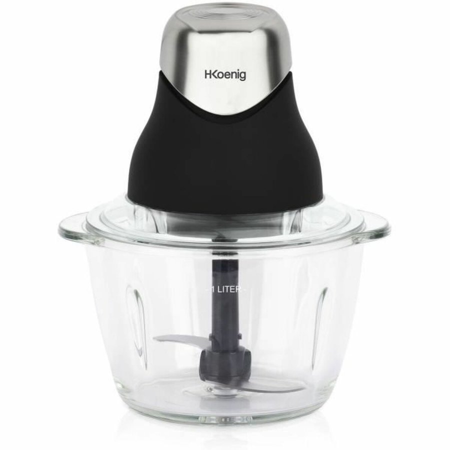 Kdhakker Hkoenig LEO8 Sort Krom Glas Rustfrit stl 1 L #1