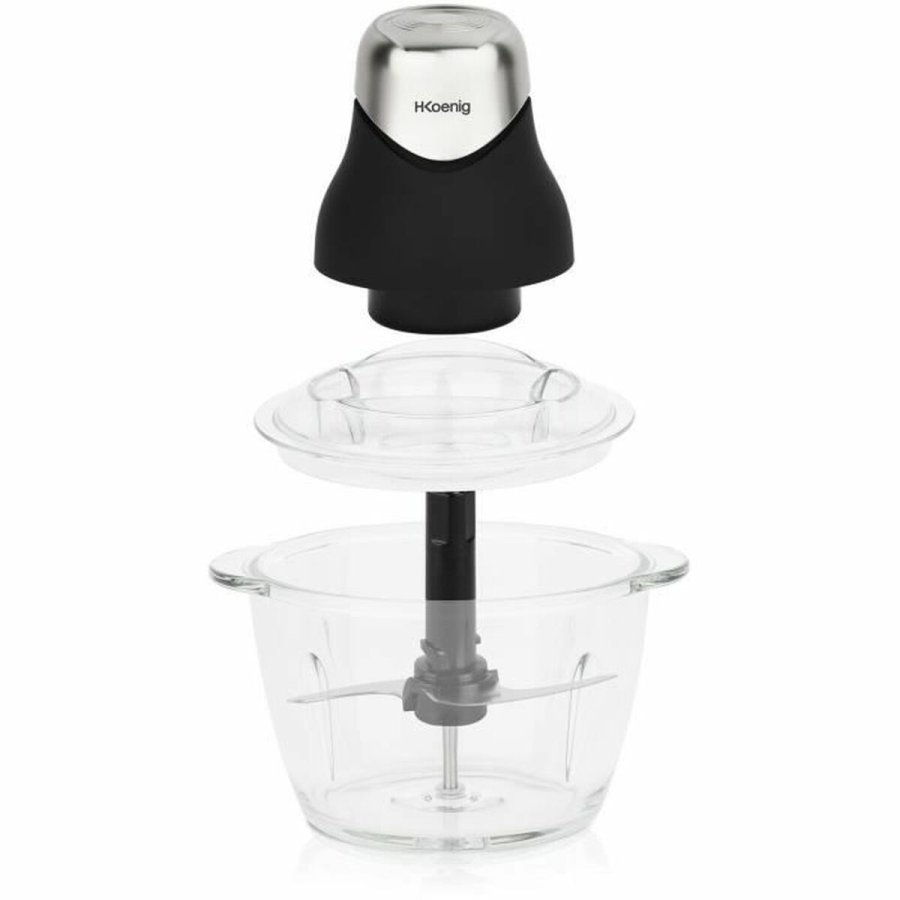 Kdhakker Hkoenig LEO8 Sort Krom Glas Rustfrit stl 1 L #3