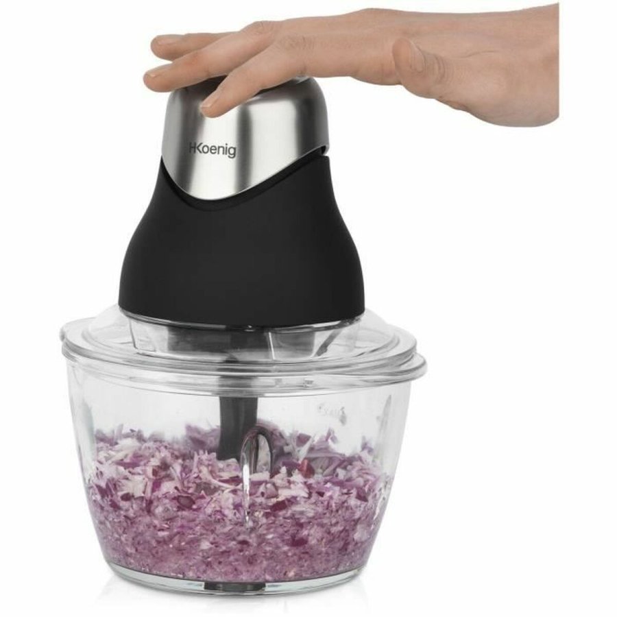 Kdhakker Hkoenig LEO8 Sort Krom Glas Rustfrit stl 1 L #4