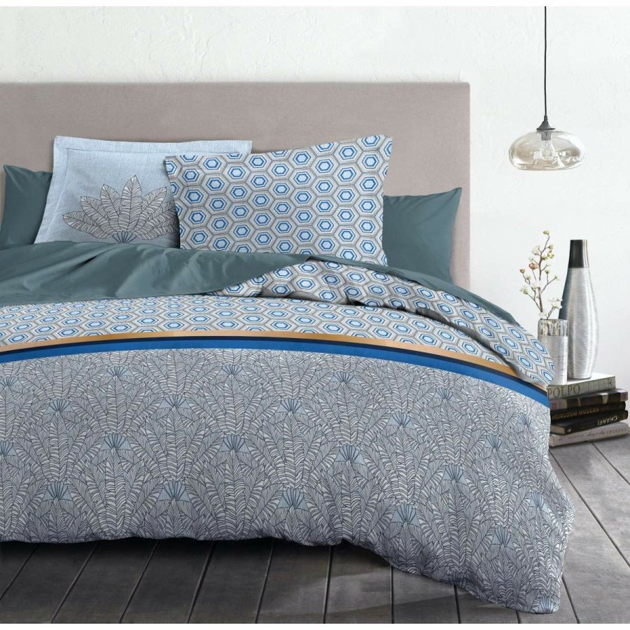 Dynebetrk st HOME LINGE PASSION Bl Hvid Dobbelt seng 240 x 260 cm #3