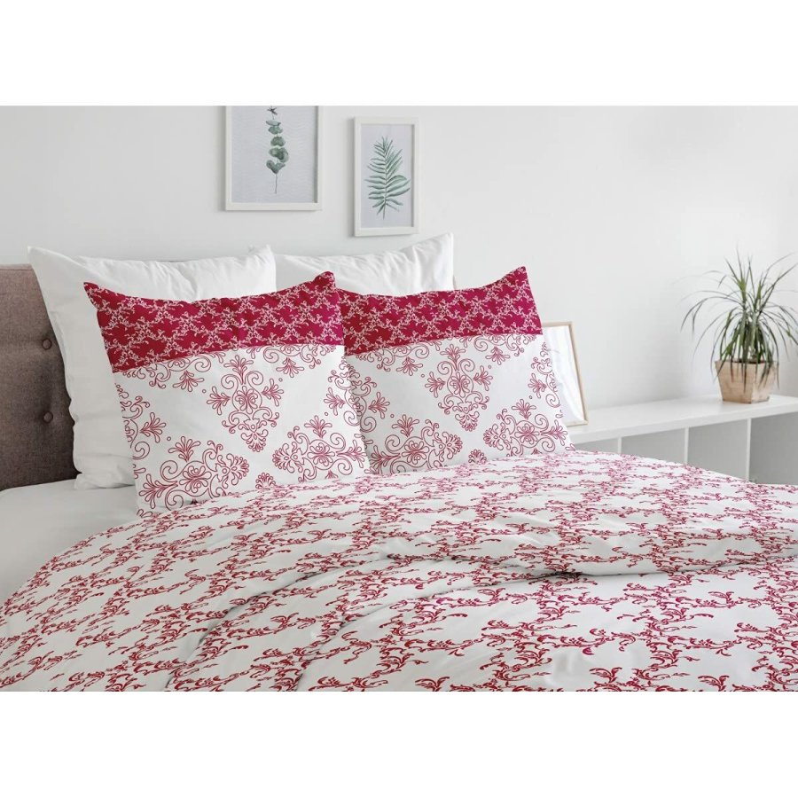 Dynebetrk st HOME LINGE PASSION Hvid Bourgogne 240 x 260 cm #9