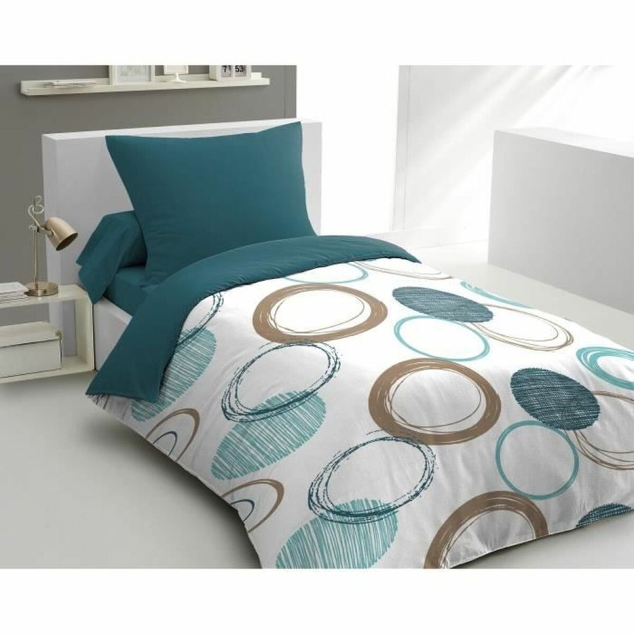 Dynebetrk st HOME LINGE PASSION Grn 140 x 200 cm Cirkler #5