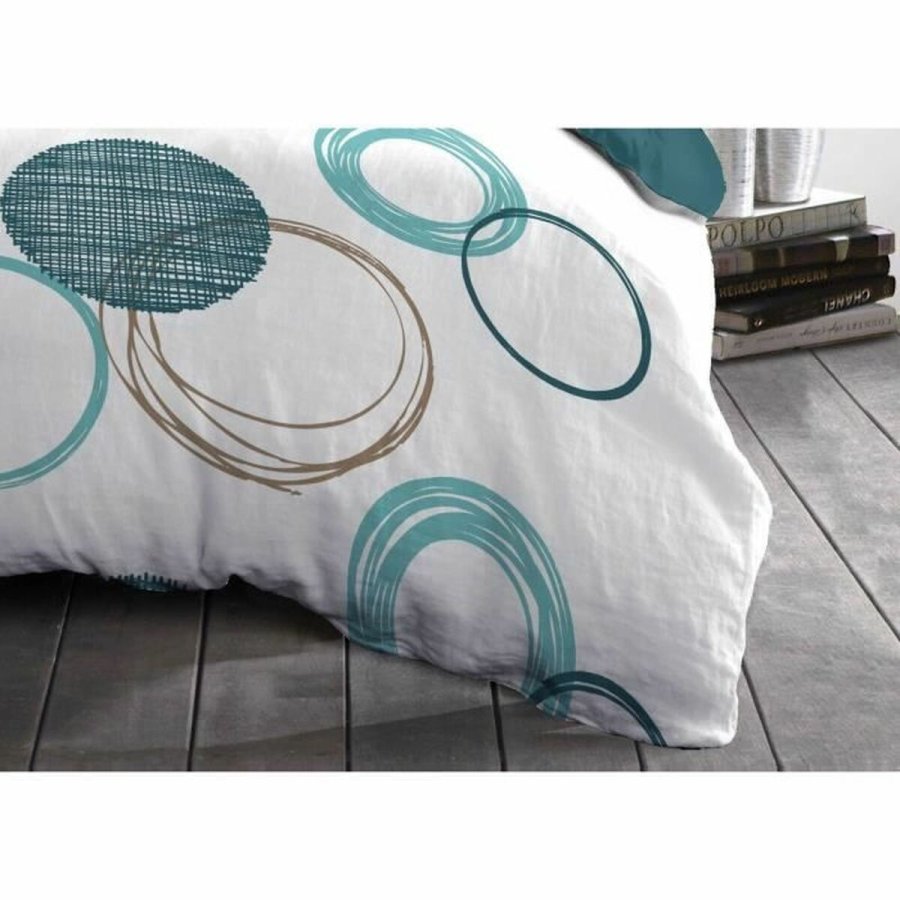 Dynebetrk st HOME LINGE PASSION Grn 140 x 200 cm Cirkler #9