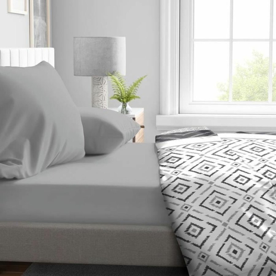 Monteret bundark HOME LINGE PASSION HP71773 Gr Lysegr 180 x 200 + 30 cm #3