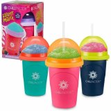 Kop til at lave is og slush ice med opskrifter Bandai Chillfactor Granita Mug Rose Plastik #1