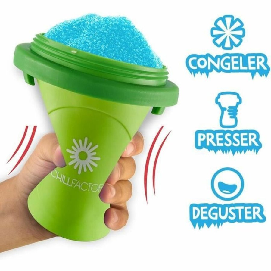 Kop til at lave is og slush ice med opskrifter Bandai Chillfactor Granita Mug Rose Plastik #3