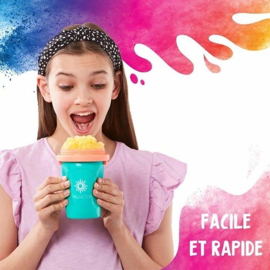 Kop til at lave is og slush ice med opskrifter Bandai Chillfactor Granita Mug Rose Plastik #4