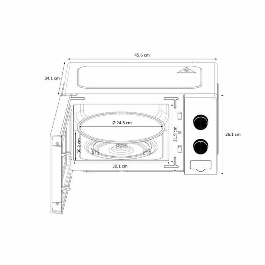 Mikroblgeovnen Oceanic MO20W11  20 L #4