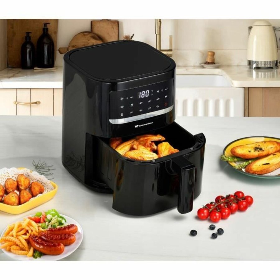 Varmluftsfrituregryde Continental Edison Sort 1400 W 1200-1400 W 4,5 L #4
