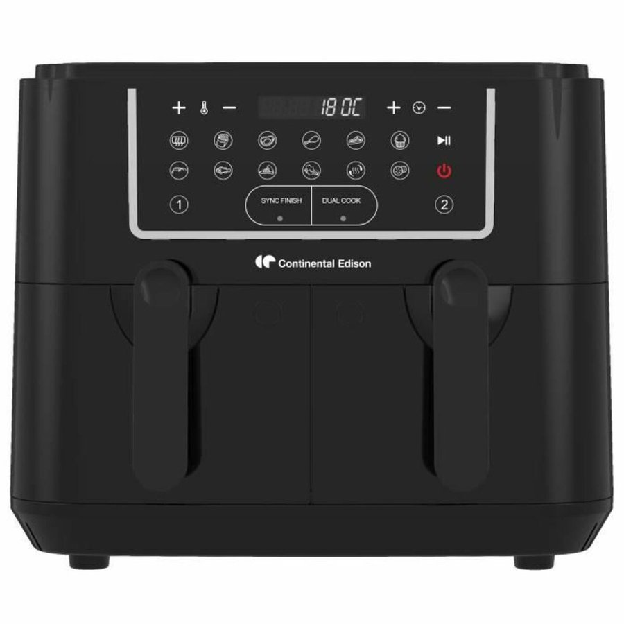 Varmluftsfrituregryde Continental Edison Sort 2400 W 9 L #1