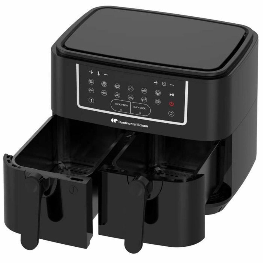Varmluftsfrituregryde Continental Edison Sort 2400 W 9 L #2