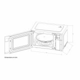 Mikroblgeovnen Continental Edison CEMO23B Sort noir 1280 W 23 L #4