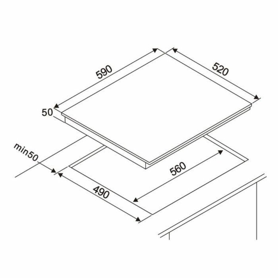 Induktionsplade Oceanic OCEANIC #6