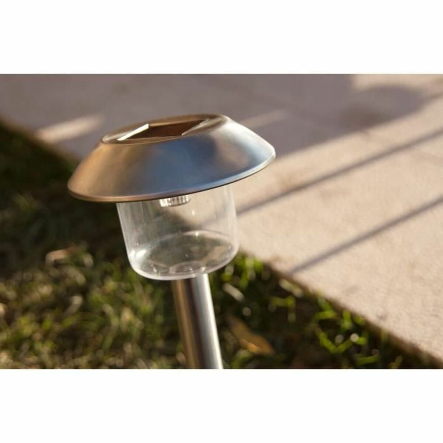 Solcellelampe Lumisky Alesia LED Slvfarvet Rustfrit stl Kold hvid (8 enheder) #2