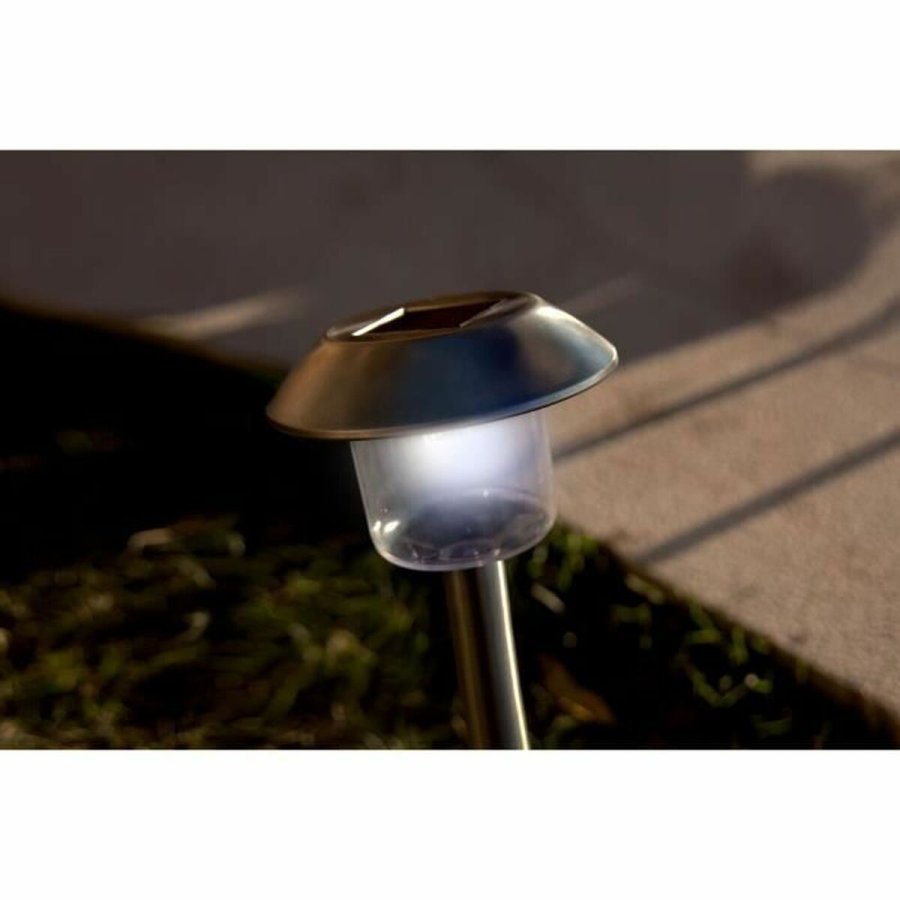 Solcellelampe Lumisky Alesia LED Slvfarvet Rustfrit stl Kold hvid (8 enheder) #3
