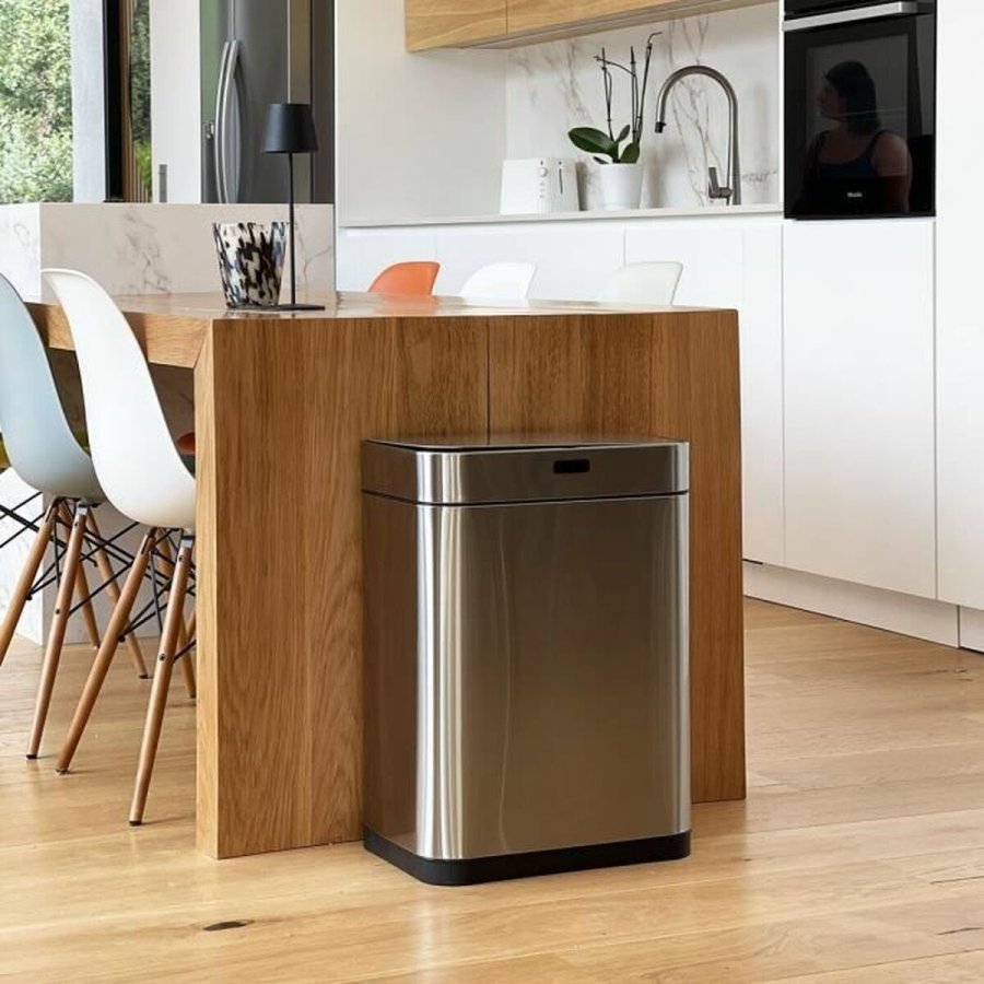 Skraldespand Kitchen Move Gr Metal Rustfrit stl 60 L #5