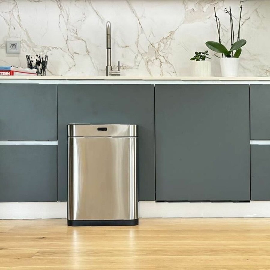 Skraldespand Kitchen Move Gr Metal Rustfrit stl 60 L #17
