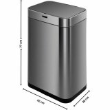 Skraldespand Kitchen Move Gr Metal Rustfrit stl 60 L #21
