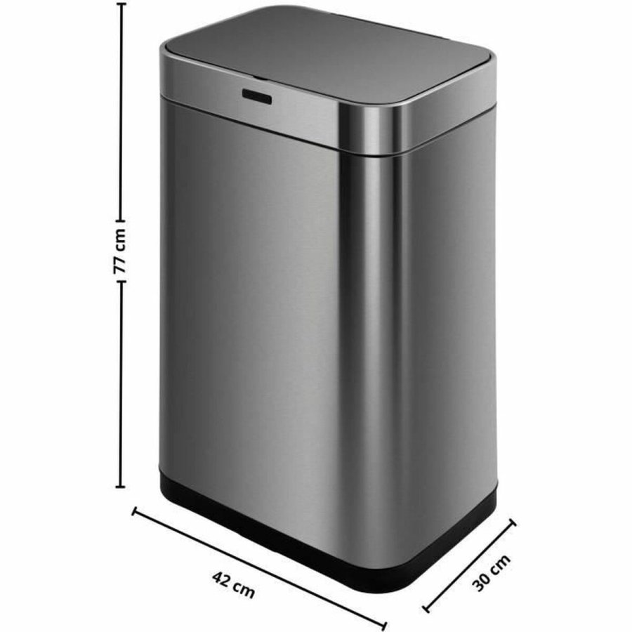 Skraldespand Kitchen Move Gr Metal Rustfrit stl 60 L #21