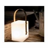 Bordlampe Lumisky Tiky 10 x 10 x 25 cm Hvid Brun Bambus Plastik #2