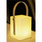 Bordlampe Lumisky Tiky 10 x 10 x 25 cm Hvid Brun Bambus Plastik #4