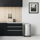Affaldsspand med pedal Kitchen move GREENWICH Rustfrit stl (40 L) #5