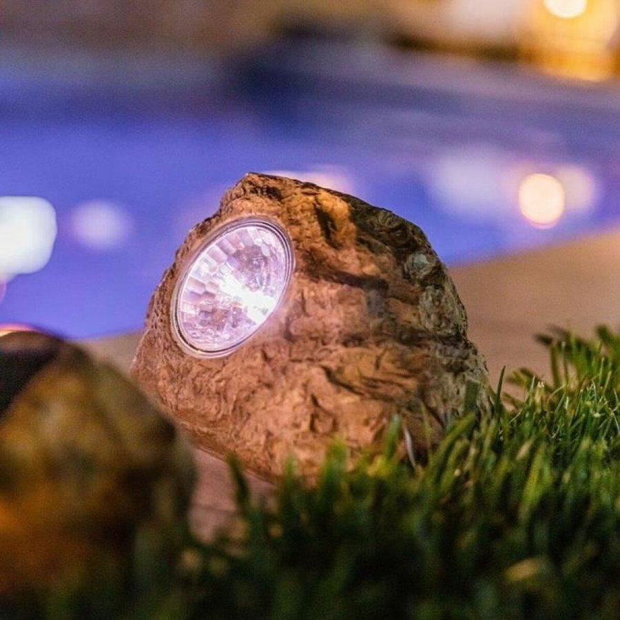 Solcellelampe Lumisky ROCKY BROWN Gr (3 enheder) (3 Dele) #4