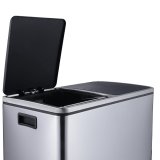 Affaldsspand til genbrug Kitchen Move Rustfrit stl (30 L x 2) #9
