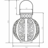 Solcellelampe Galix Beige #2