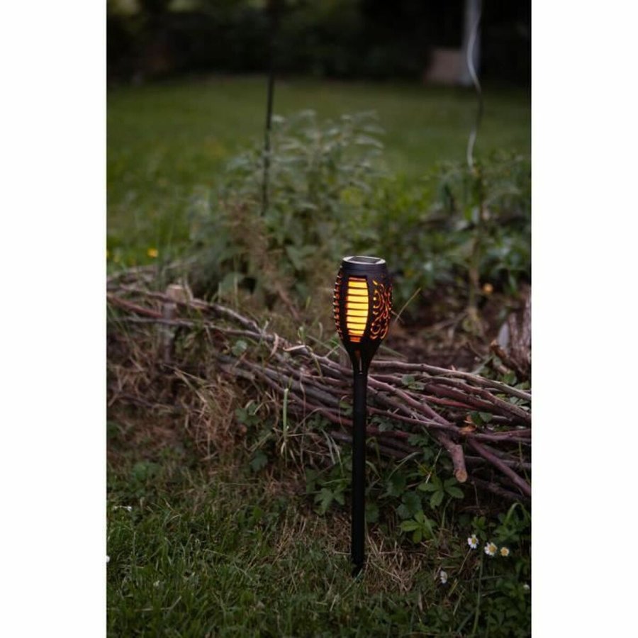 Solcellelampe Galix Harpiks Sort  7,3 x 47 cm #2