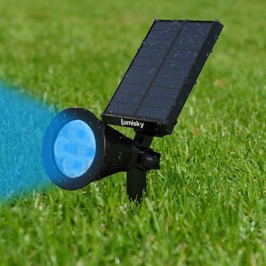 Solcellelampe Lumisky Sort rouge 200 Lm (2 Dele) (2 enheder) #2