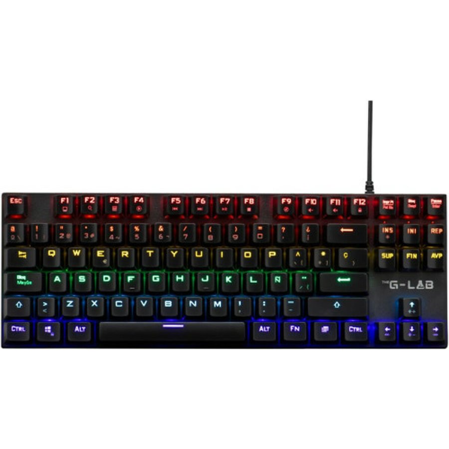 Gaming-tastatur The G-Lab KEYZ-MERCURY TKL/SP Sort #1