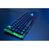 Tastatur The G-Lab Keyz Neon Sort Spansk qwerty QWERTY #4