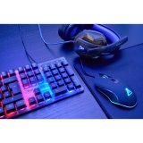 Tastatur The G-Lab Keyz Neon Sort Spansk qwerty QWERTY #5