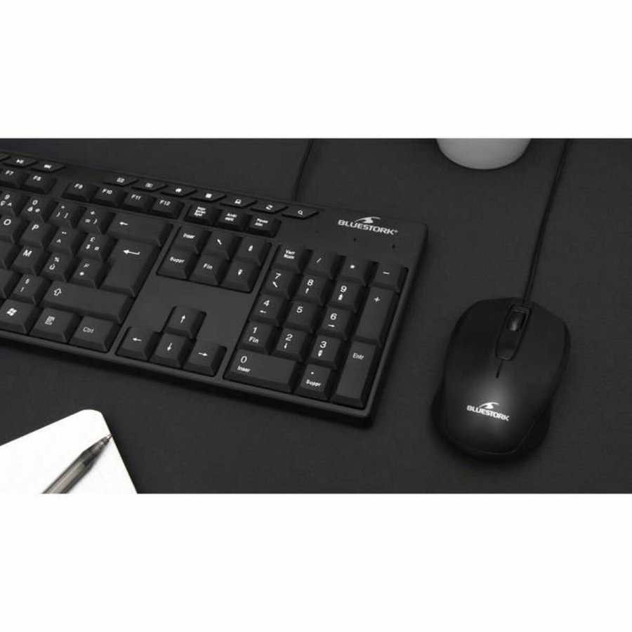 Tastatur Bluestork MEDIA OFFICE Sort AZERTY #4