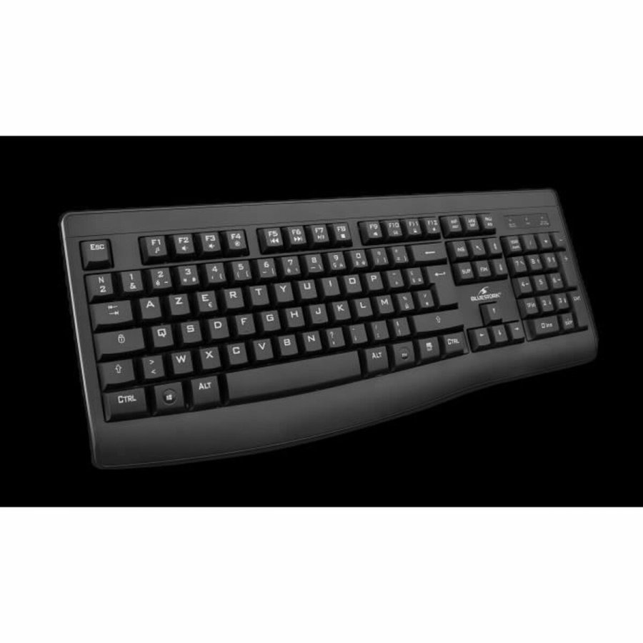 Tastatur og mus Bluestork Clavier Souris Sans Fil Sort #4
