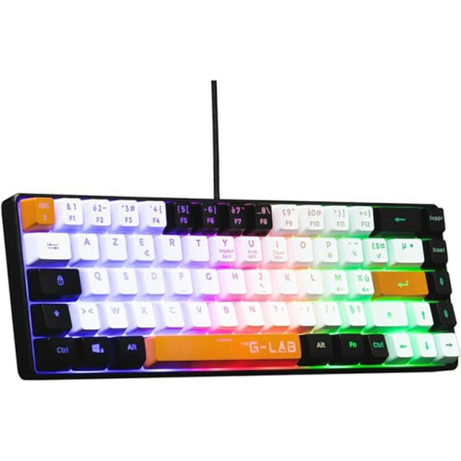 Tastatur The G-Lab KEYZ HYDROGEN Hvid Spansk qwerty #2