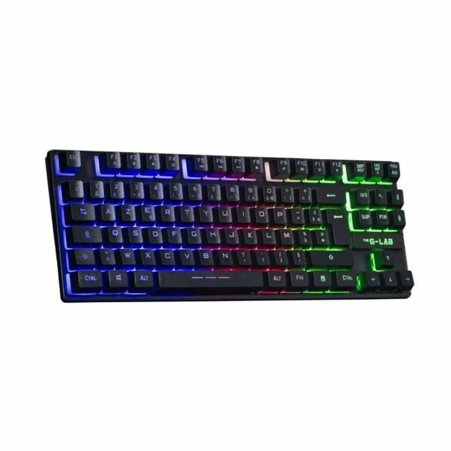 Gaming-tastatur The G-Lab KEYZ CAESIUM TKL WIRELESS Sort AZERTY #1