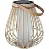 Solcellelampe Beige Flammeeffekt #1