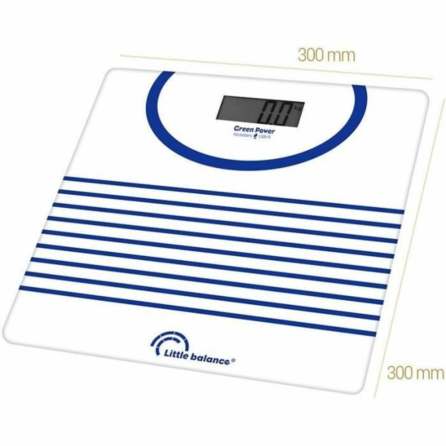 Digital badevgt Little Balance 8655 Bl/hvid 180 kg #1